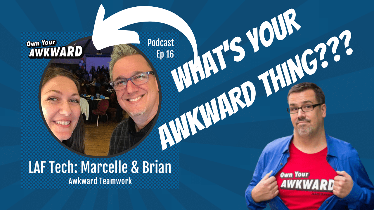 Headshot of podcast guest LAF Tech featured on the Own Your Awkward Podcast