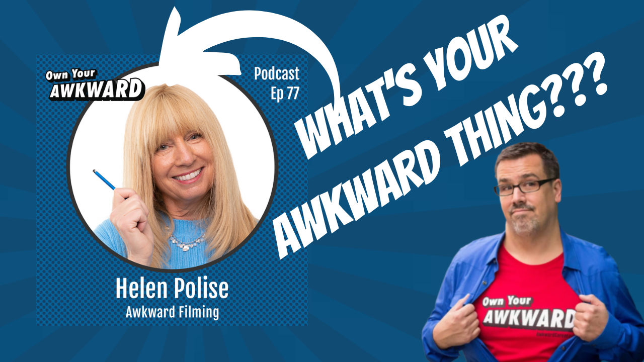 Headshot of podcast guest Helen Polise featured on the Own Your Awkward Podcast