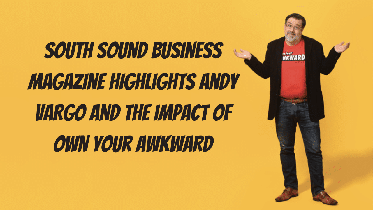 Standing shot of Andy Vargo featured on the cover of South Sound Business Magazine