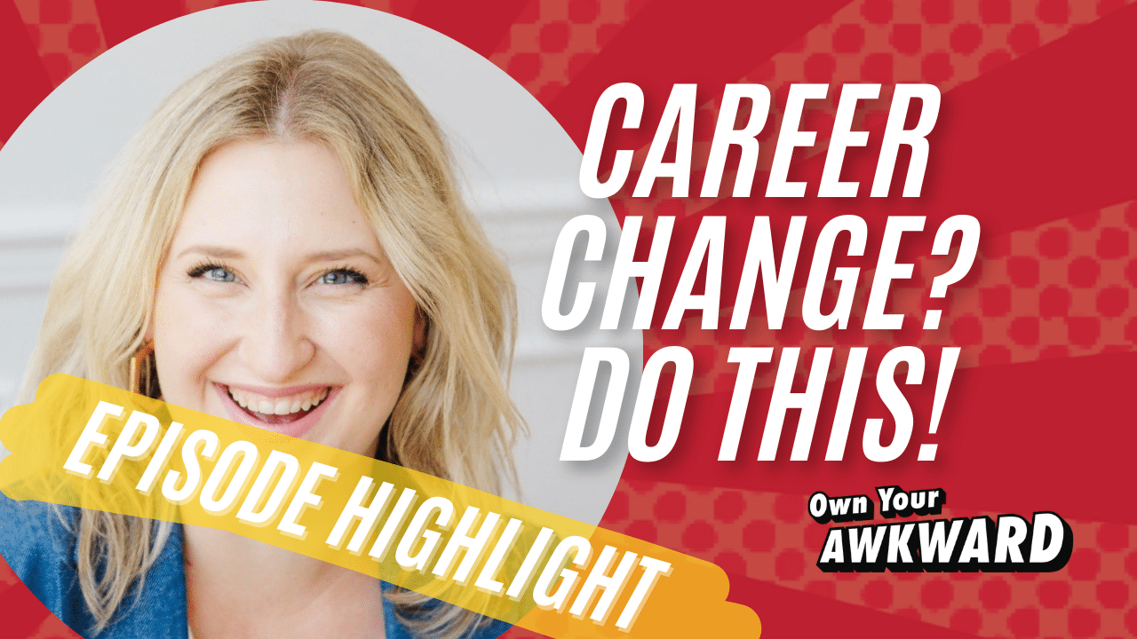 Headshot of podcast guest Katie Tuite featured on the Own Your Awkward Podcast